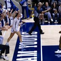 'She wants the moment:' Gibb's 27 paces BYU women to win over Stanford, into WBIT semifinals