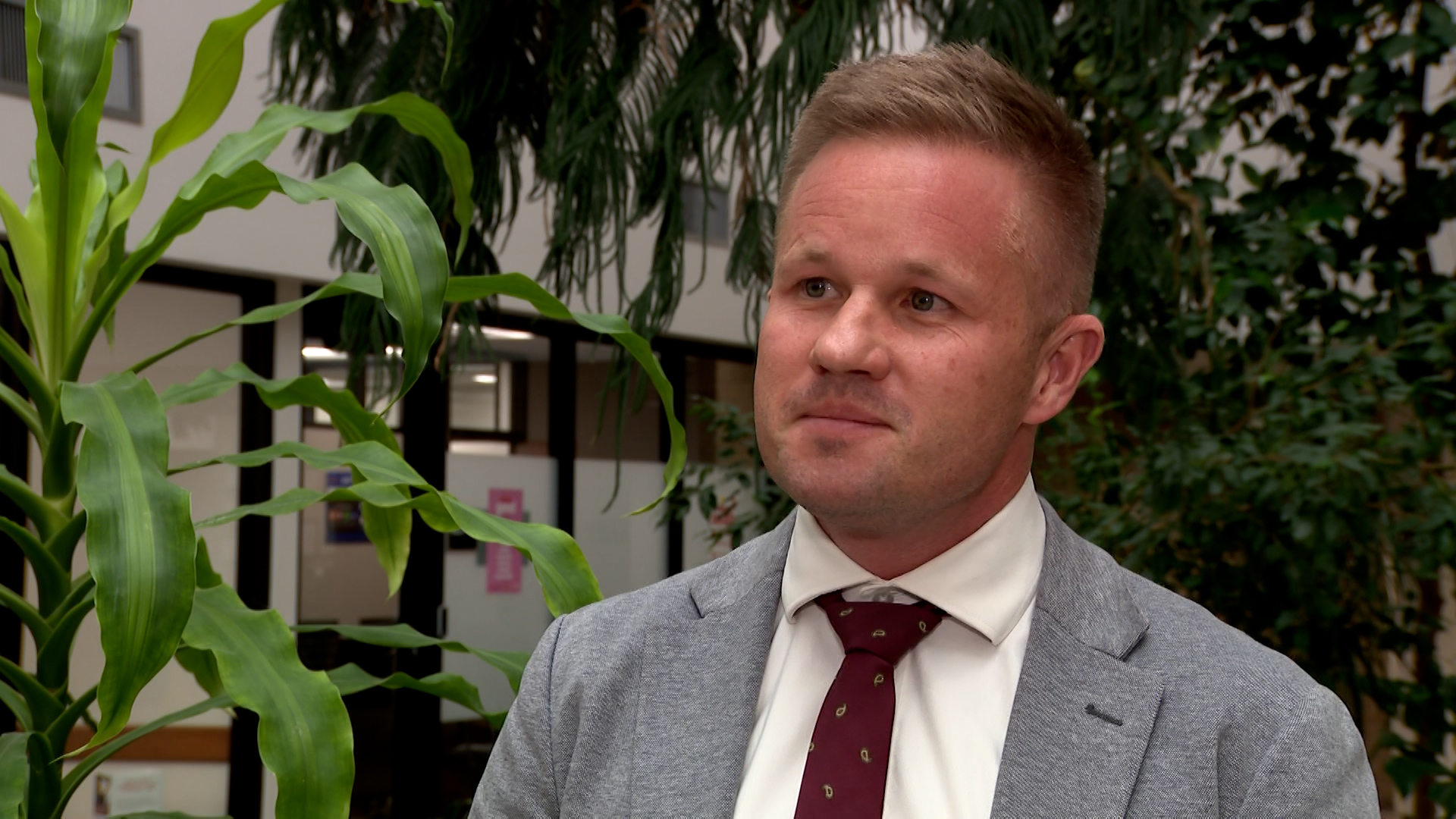 Tanner Jensen, Utah Department of Public Safety chief of investigations, speaks with KSL on Thursday. Jensen is urging vigilance after a new scam emerged.
