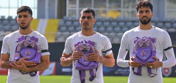 Iran's soccer team honors victims of deadly missile strike on elementary school