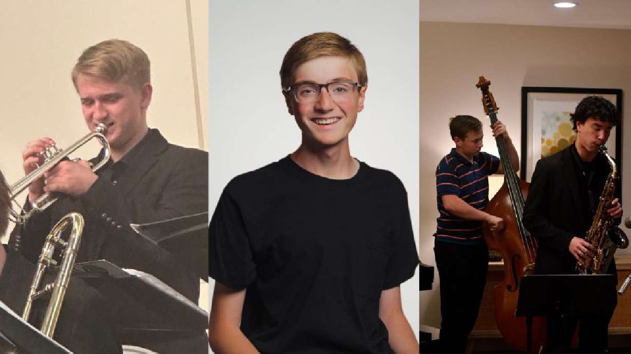 Utah high school students Jack Hales, Palmer Brandt and Tanner Brinkerhoff were chosen to participate in the Music For All National Festival as part of the Honor Band of America and Jazz Band of America.