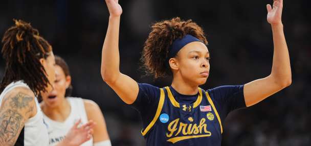 Notre Dame's Hannah Hidalgo breaks NCAA single-season steals record in March Madness game