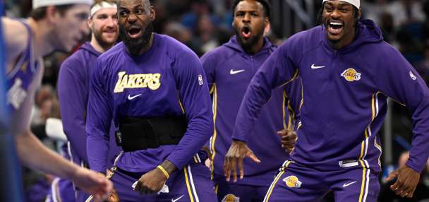 LeBron passes to Bronny for a 3-pointer and the NBA's first father-son assist, league says