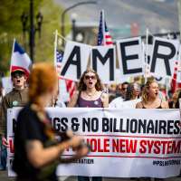 'We stand together': Thousands emphasize 'the people's power' in 'No Kings' rally