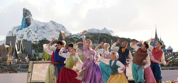 Disney opens World of Frozen in Paris as new CEO showcases the empire that made him