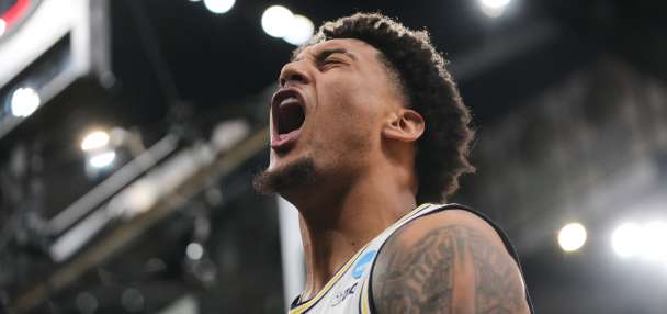 Yaxel Lendeborg scores 27 points as Michigan rolls into the Final Four, beating Tennessee 95-62