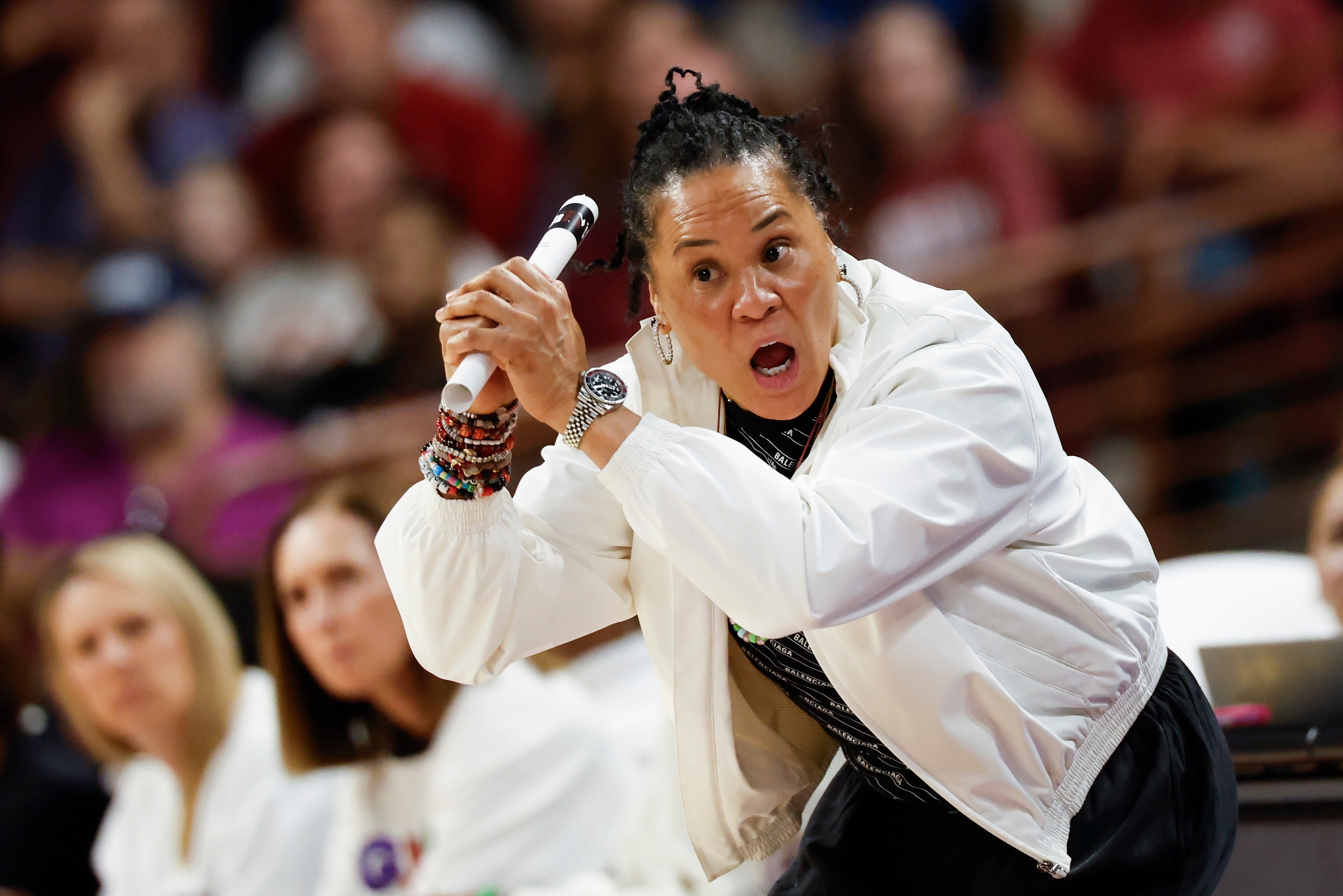 South Carolina's Dawn Staley says money is driving transfer portal recruiting talks more than ever
