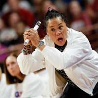 South Carolina's Dawn Staley says money is driving transfer portal recruiting talks more than ever