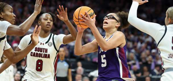 Edwards, Makeer power South Carolina past TCU 78-52 to reach the Final Four
