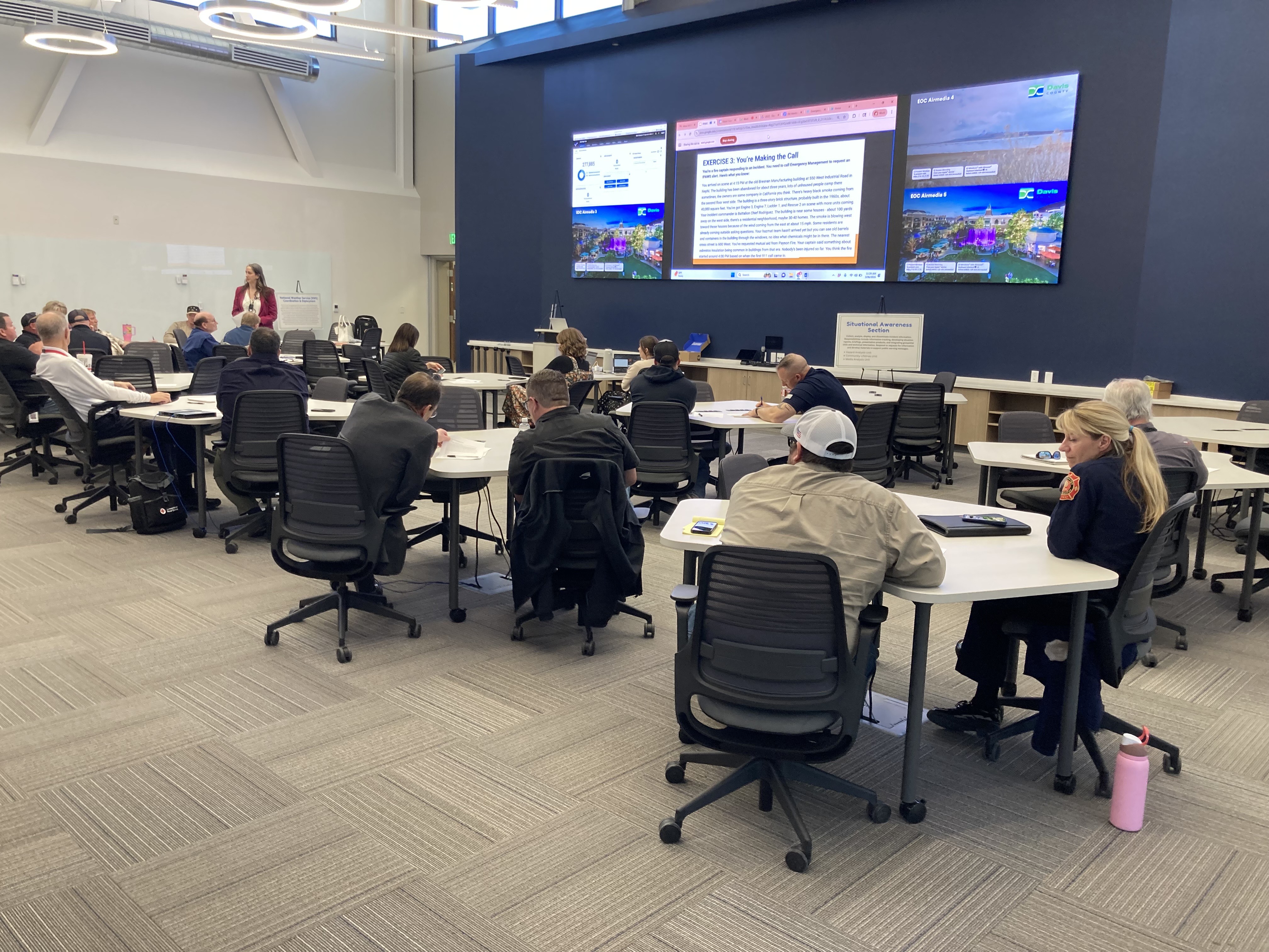 Davis County officials celebrated the opening of a new emergency operations center in Farmington on Friday.