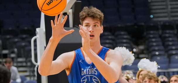 World's tallest basketball player, 7-foot-9 Olivier Rioux, is transferring from Florida