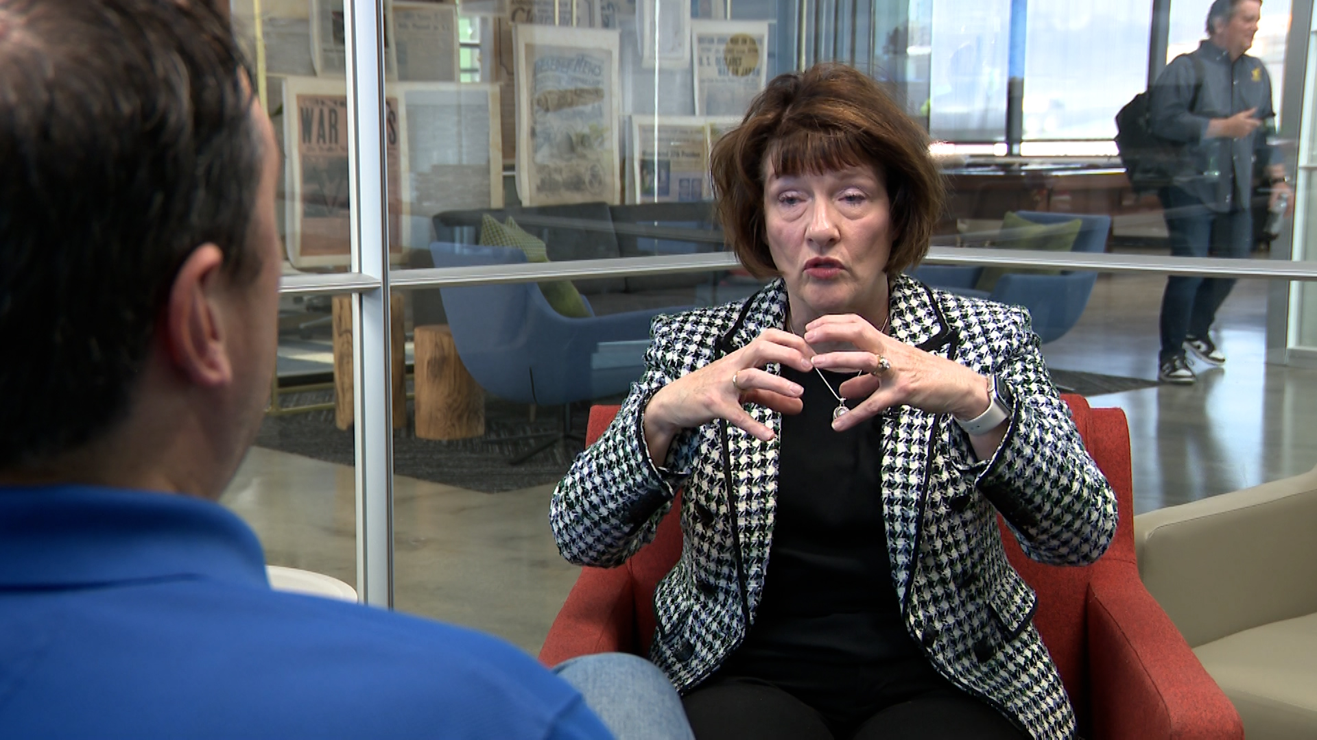 Susan Speirs of the Utah Association of Certified Public Accountants explains to KSL’s Matt Gephardt the impacts of the new tax deductions, Sunday. Speirs said the new deductions would impact Utahns in a good way.