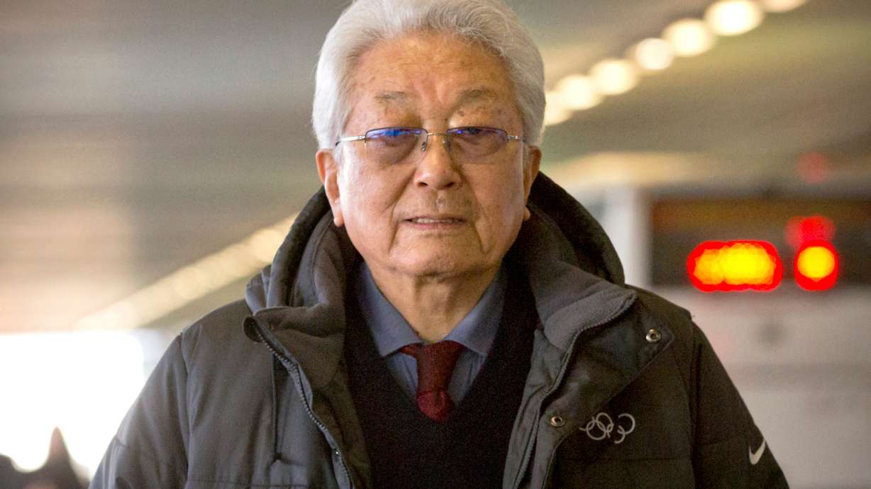 FILE - Then North Korea's IOC representative Chang Ung arrives after a flight from Pyongyang at Beijing Capital International Airport in Beijing on Jan. 16, 2018.