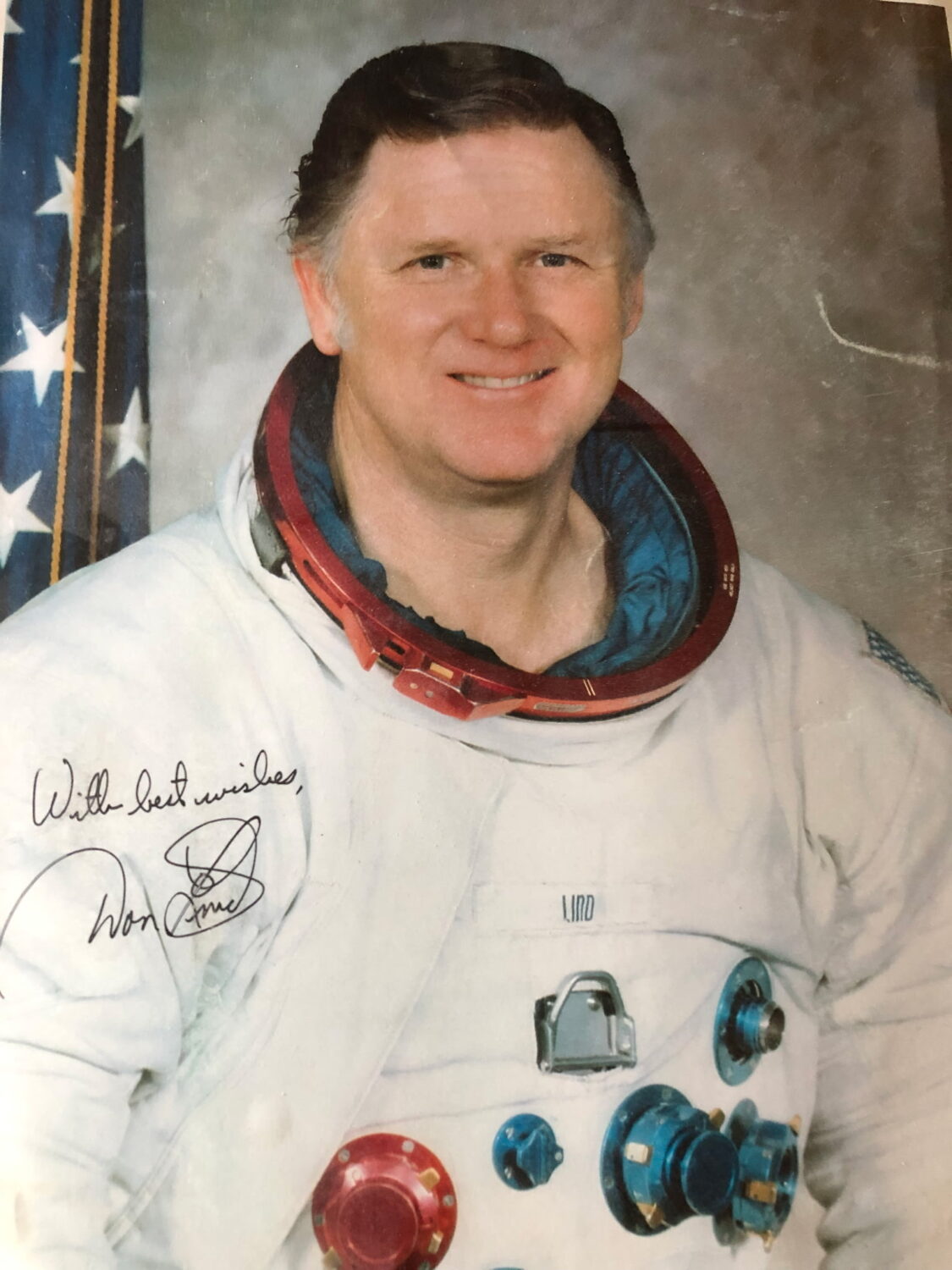 Astronaut Don Lind, the first Utahn in space in 1985. Lind participated in communications with Neil Armstrong in the original Apollo missions.