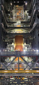 A look at the Artemis II rocket. The rocket got some help from Utah-made rocket boosters at Northrop Grumman.