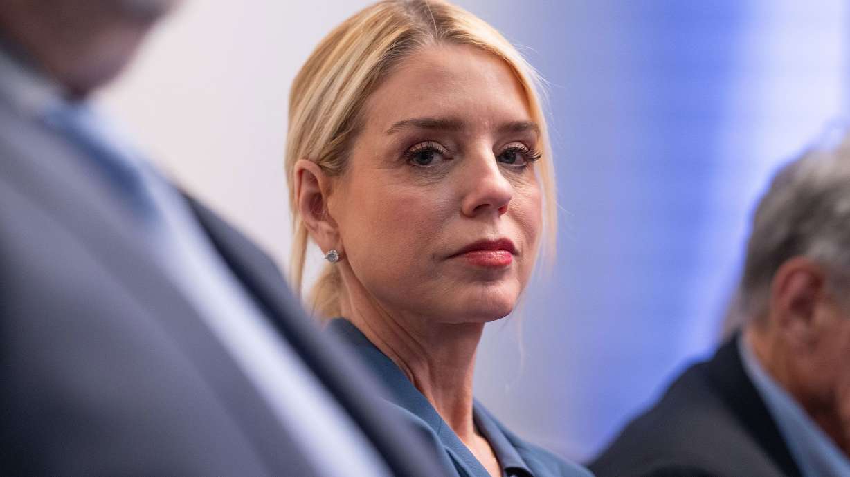 Attorney General Pam Bondi attends a press briefing held at the White House on Feb. 20. President Donald Trump has ousted Bondi as attorney general, a source familiar with the matter told CNN.