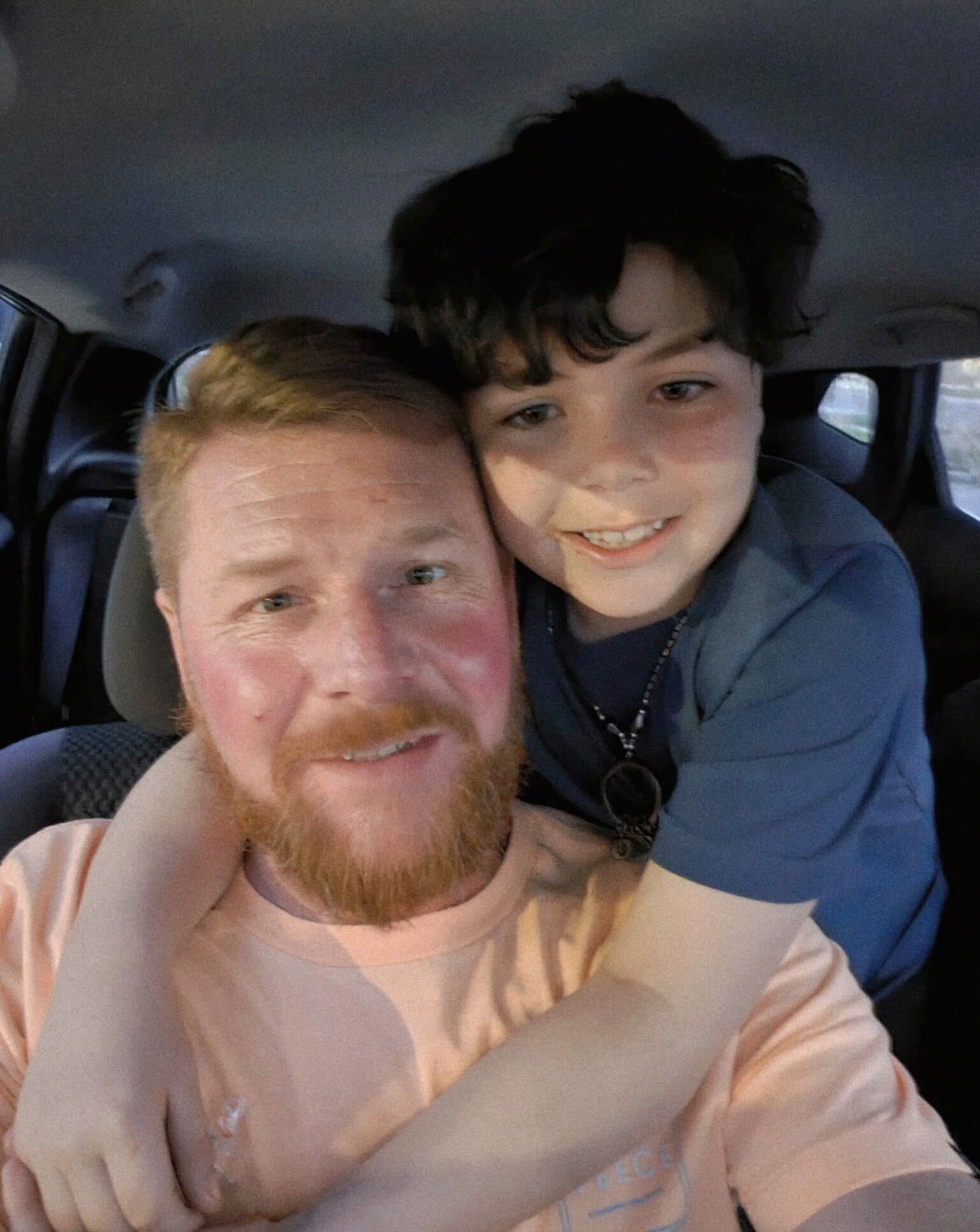 Kolton Rawlinson and his father are shown in this undated photo. Kolton's family is mourning after he was killed in an ATV crash last Sunday.