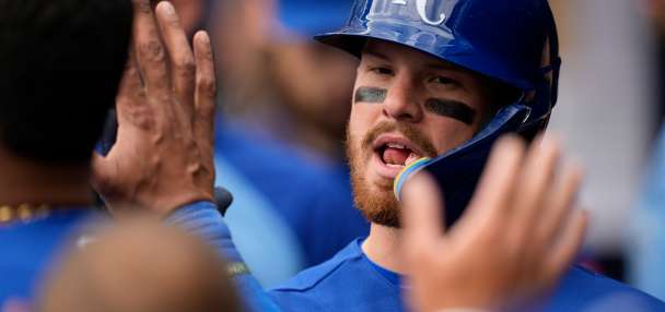 Rookie catcher Carter Jensen gets scratched from Royals' starting lineup after oversleeping