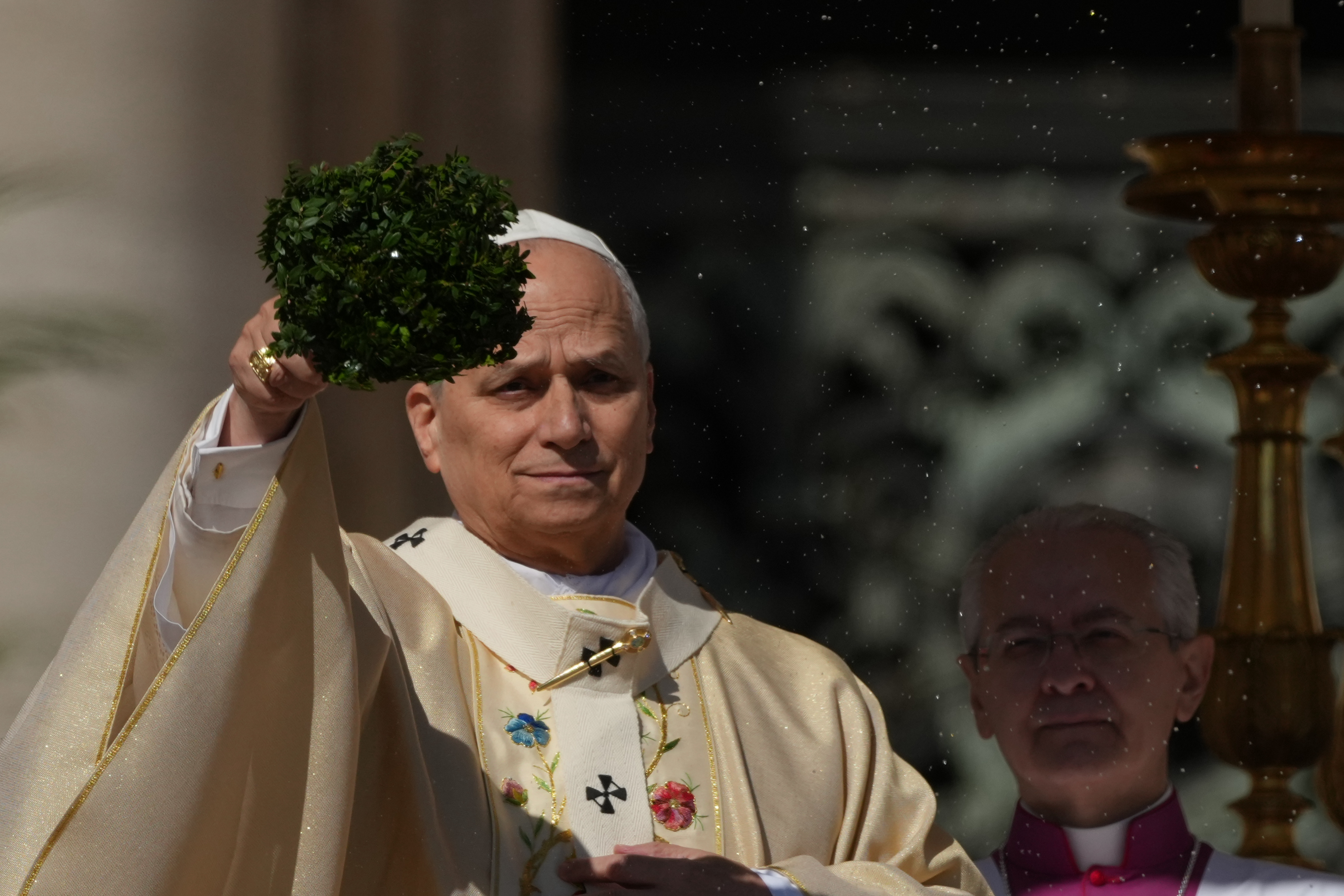 Pope Leo urges peace in first Easter Mass 