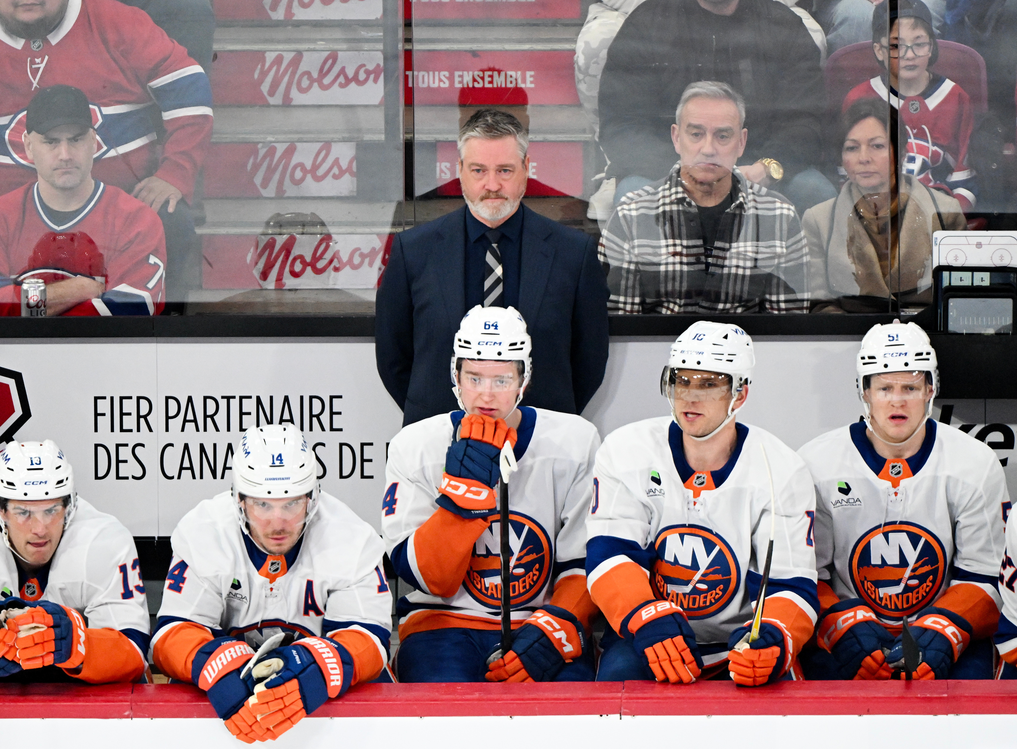 Islanders fire coach Patrick Roy after losing 4 in a row, name Peter DeBoer his replacement