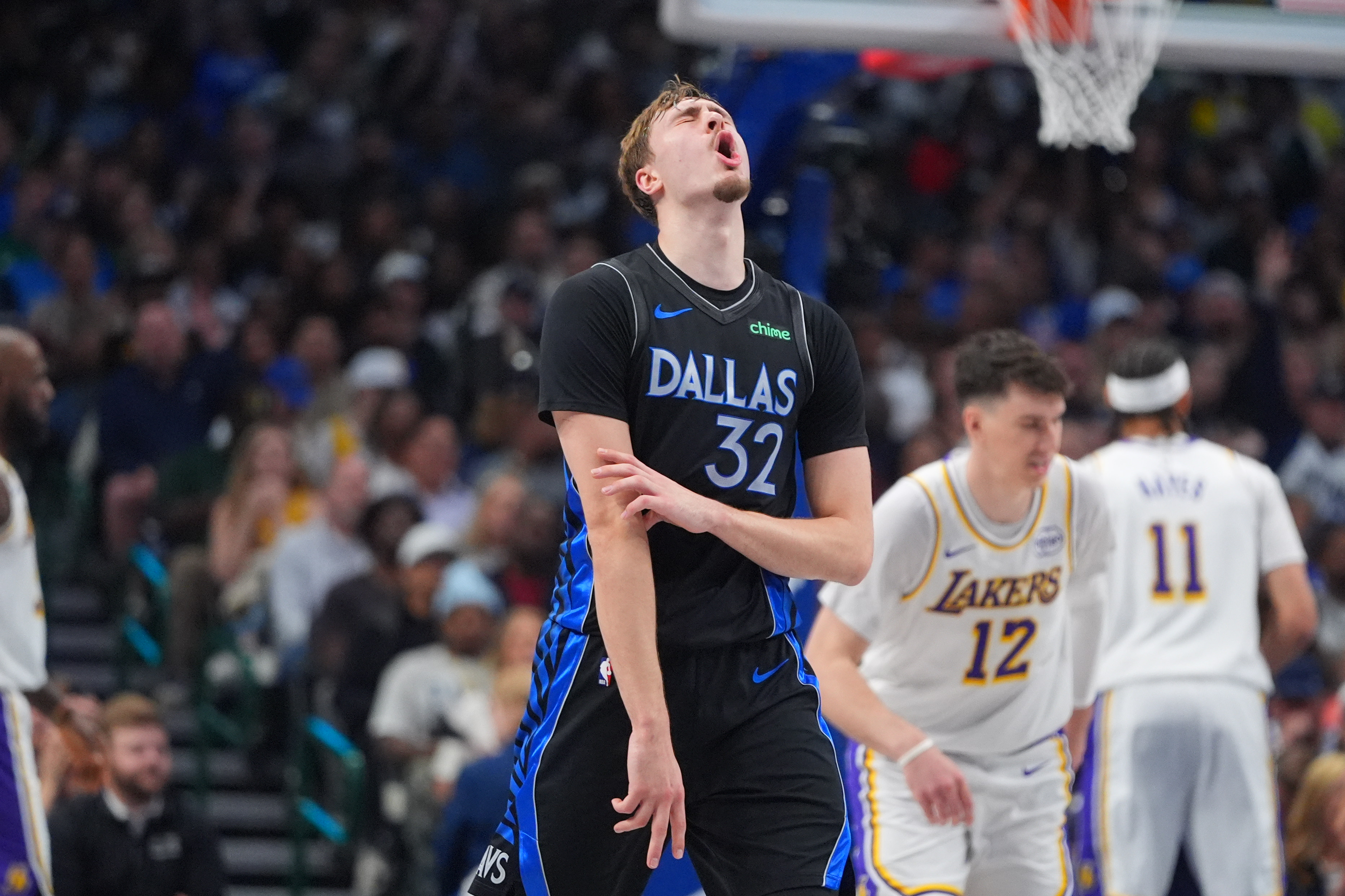 Cooper Flagg scores 45 points and Mavs beat LeBron James and injury-depleted Lakers 134-128