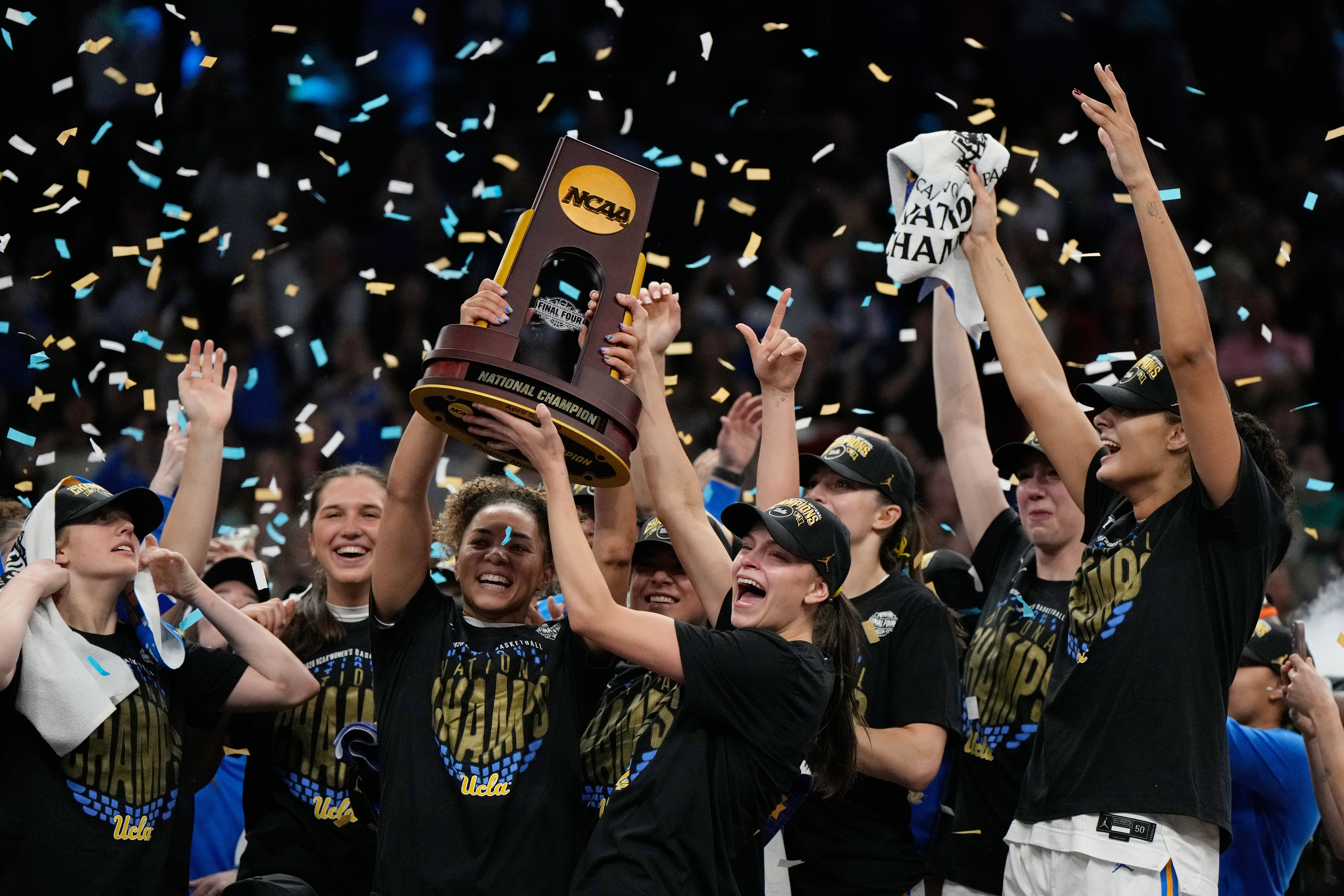 NCAA champion UCLA finishes No. 1 in women's AP Top 25 ahead of South Carolina, UConn, Texas, Duke