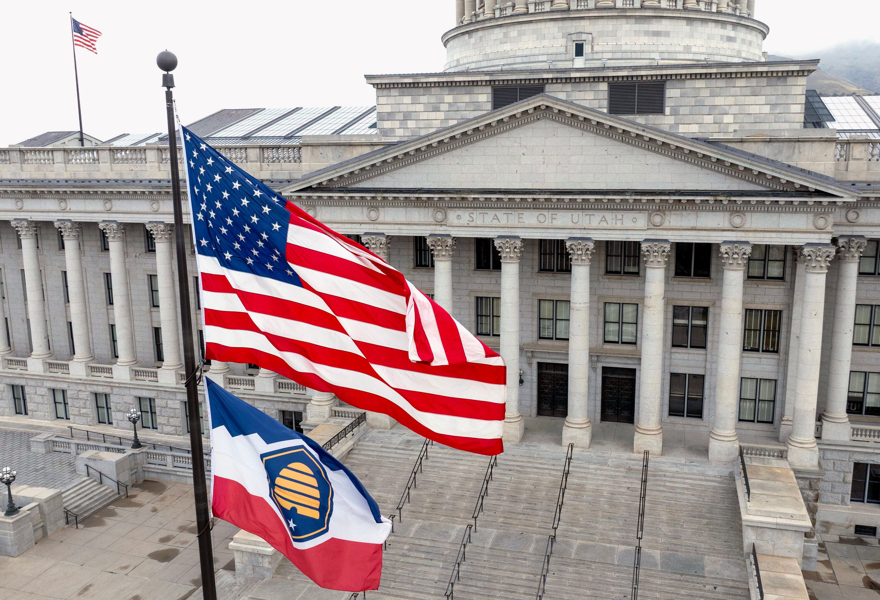 The Utah Capitol in Salt Lake City on March 2.