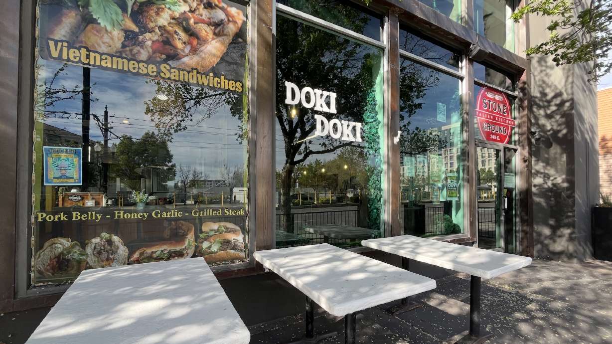 The exterior of Doki Doki in Salt Lake City on Monday. The restaurant is slated to close later this month, its owner announced last week.