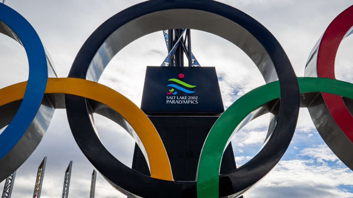 The Olympic and Paralympic Cauldron Plaza at Rice-Eccles Stadium in Salt Lake City on Jan. 7. The 2034 Winter Olympics organizing committee has big plans for this year.