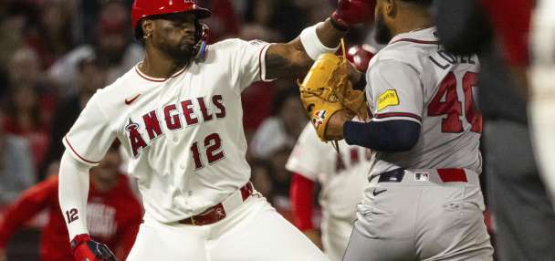 Brawl breaks out between Braves pitcher Reynaldo López and Angels slugger Jorge Soler