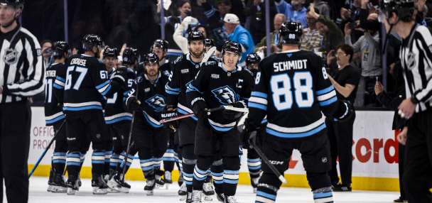 Mammoth finally conquer Oilers as Keller calls game in OT Thriller