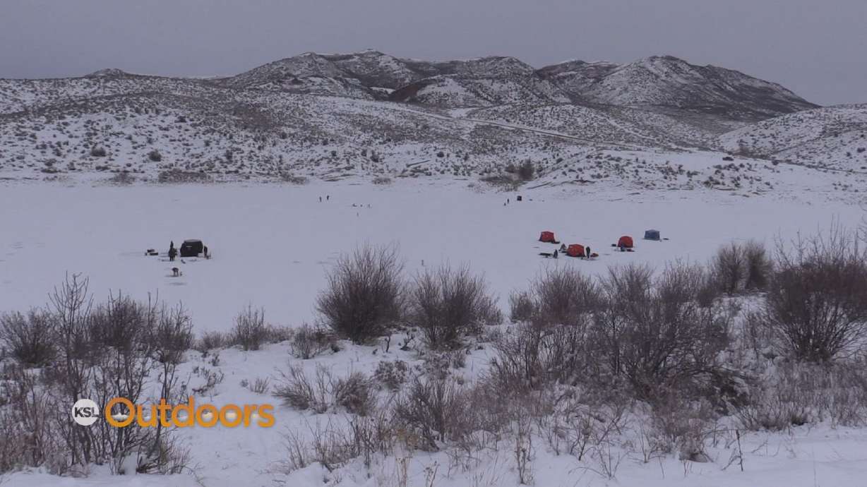 Ice Fishing at East Canyon State Park