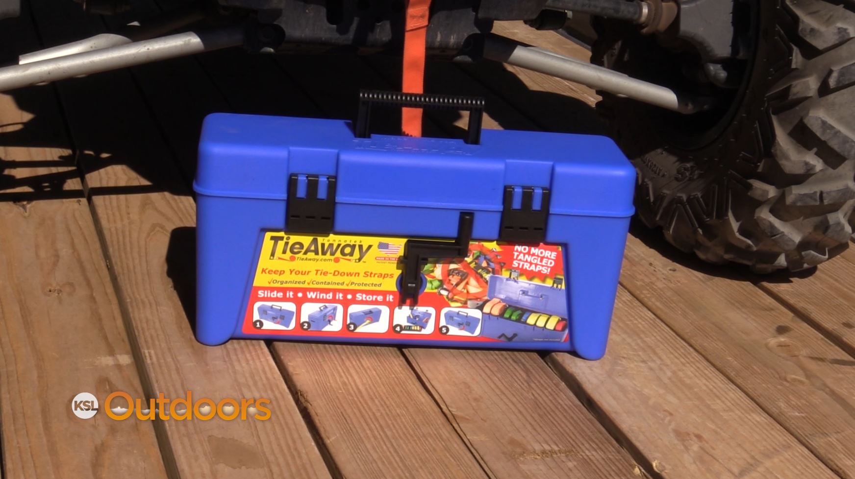 No More "Strap Spaghetti" with the TieAway