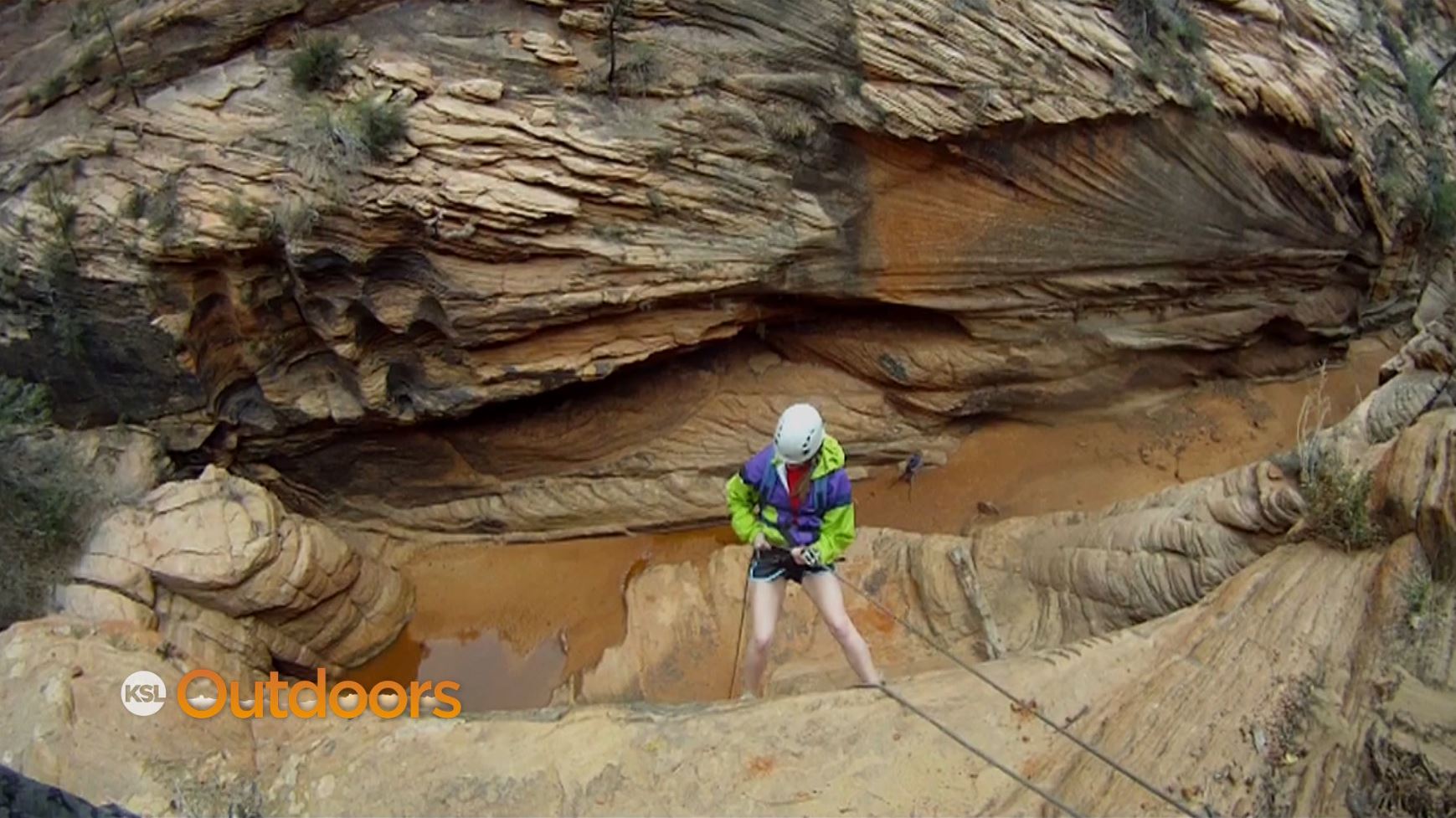 Canyoneering Water Canyon Near Zion National Park