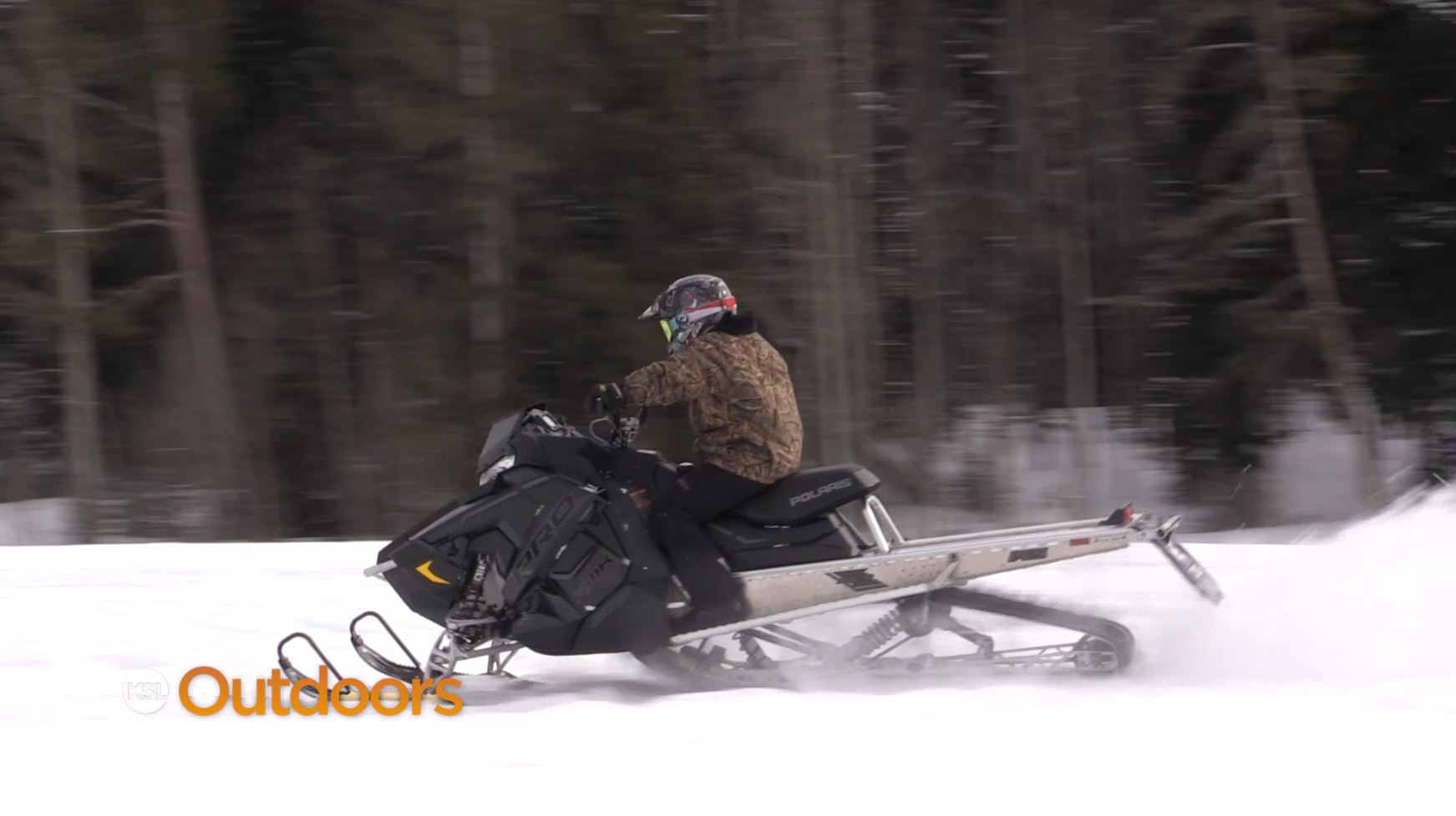 Ice Fishing and Snowmobiling the Uinta Mountains from Bear River Lodge