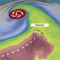 Over a month's worth of rain has fallen on parts of Hawaii as a storm threatens flooding