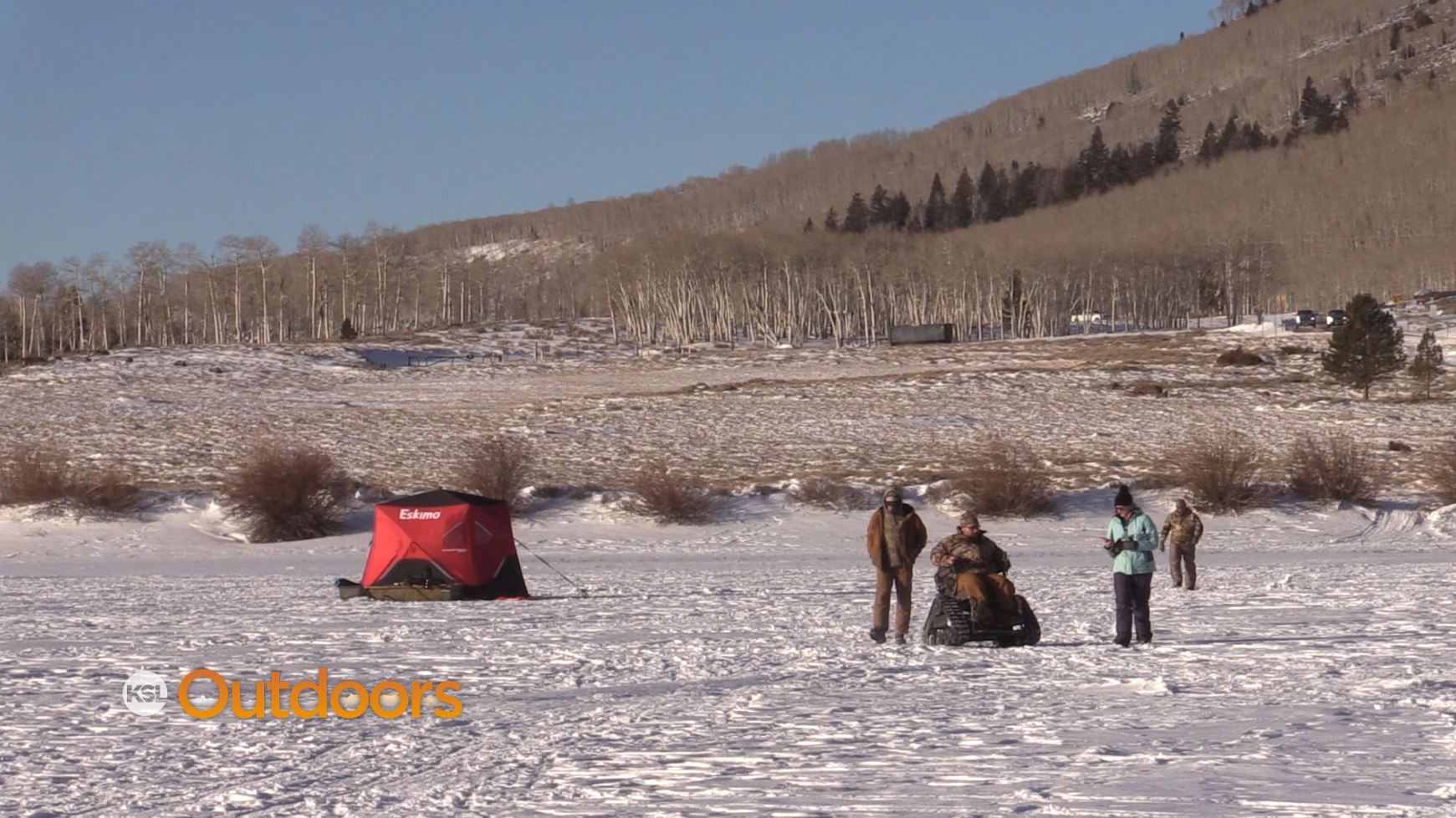 Ice Fishing at Fish Lake with Disabled Outdoorsmen Utah