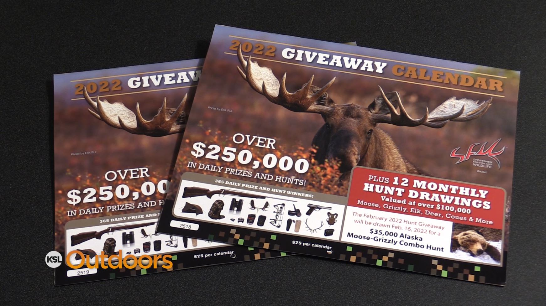 Sportsmen for Fish and Wildlife 2022 Giveaway Calendar