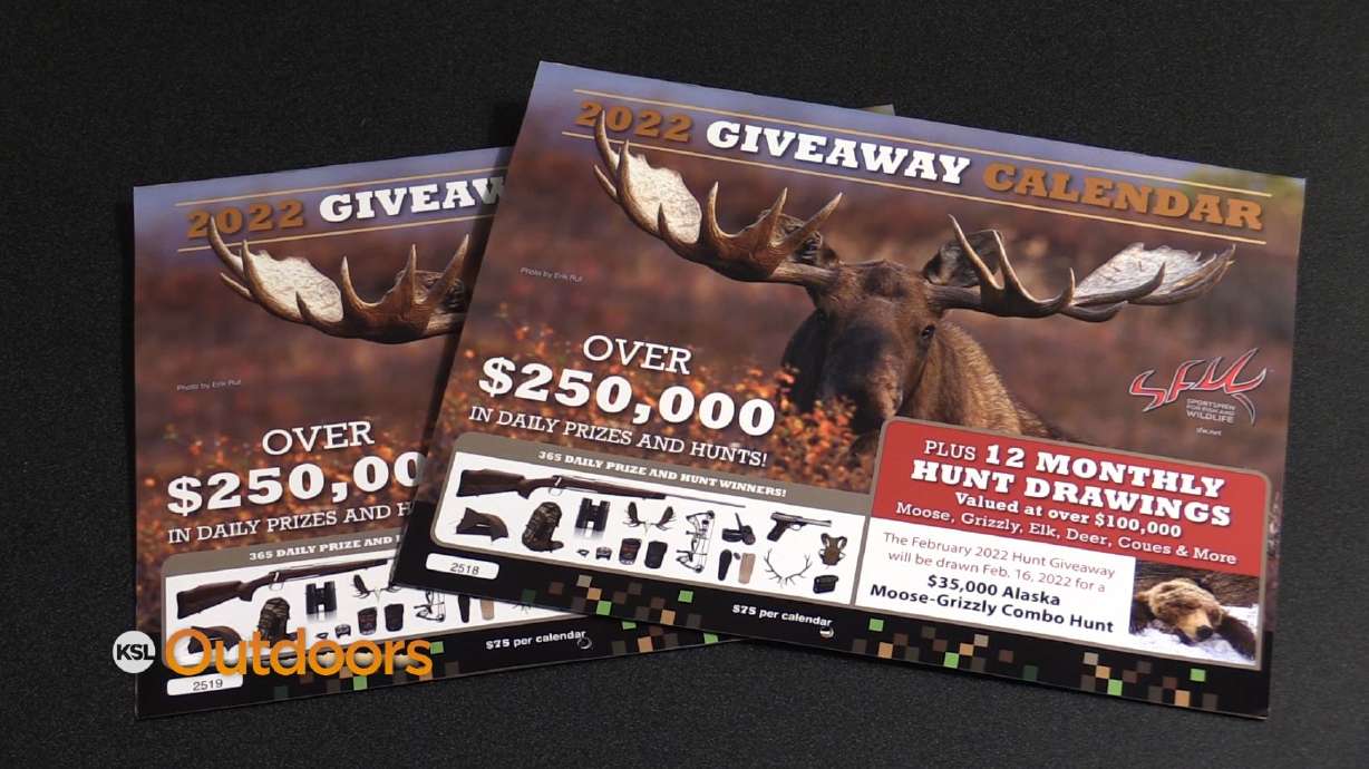 Sportsmen for Fish and Wildlife 2022 Giveaway Calendar