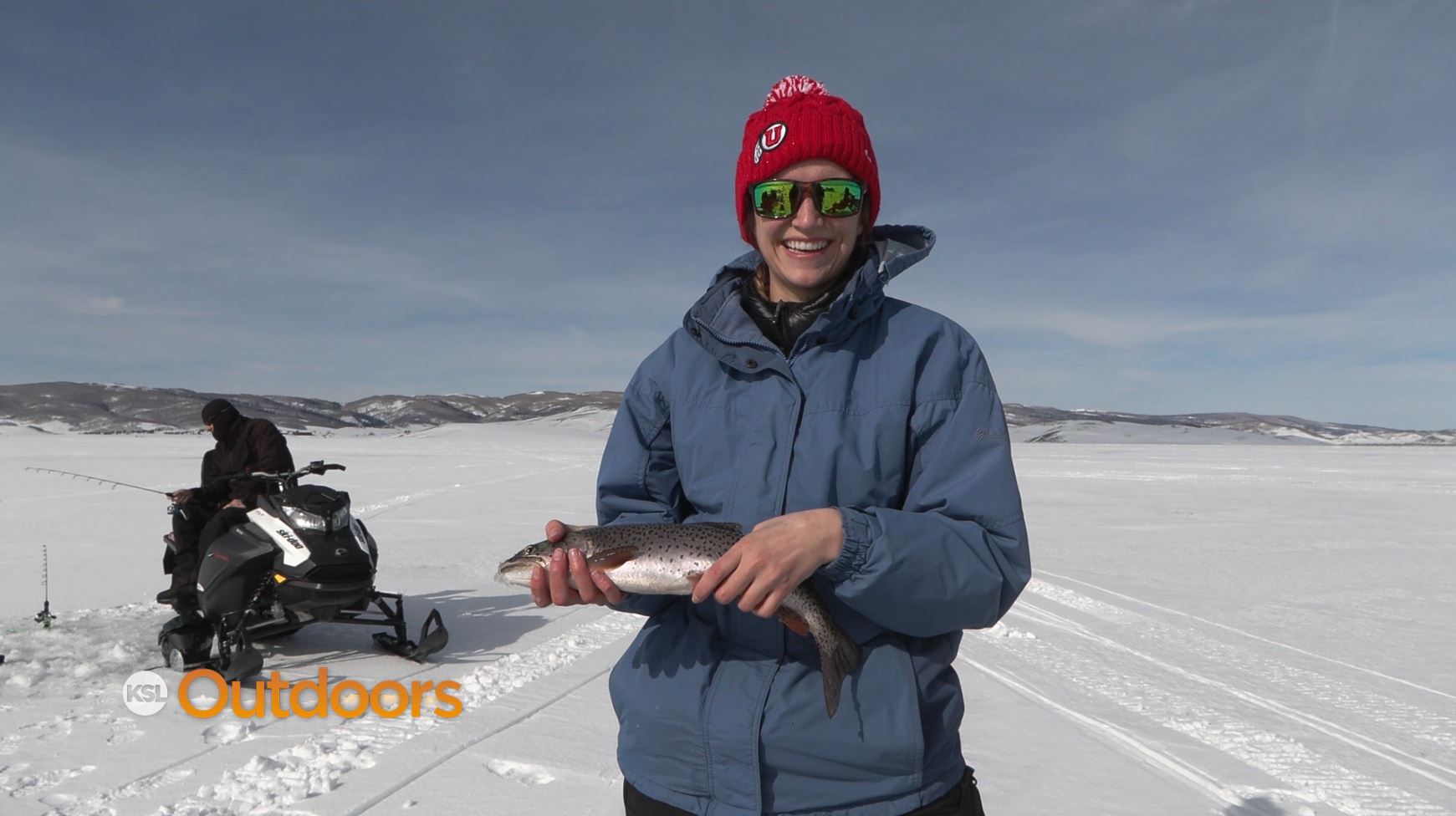 Fast Ice Fishing for Cutthroat at Strawberry Reservoir