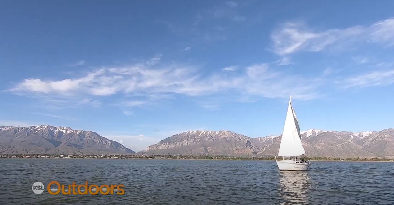 Sailing on Utah Lake with Bonneville School of Sailing and Seamanship