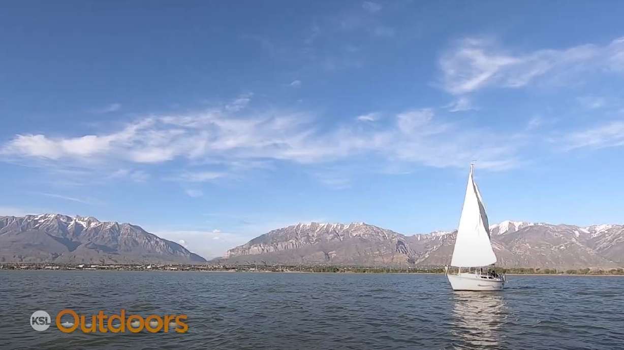 Sailing on Utah Lake with Bonneville School of Sailing and Seamanship