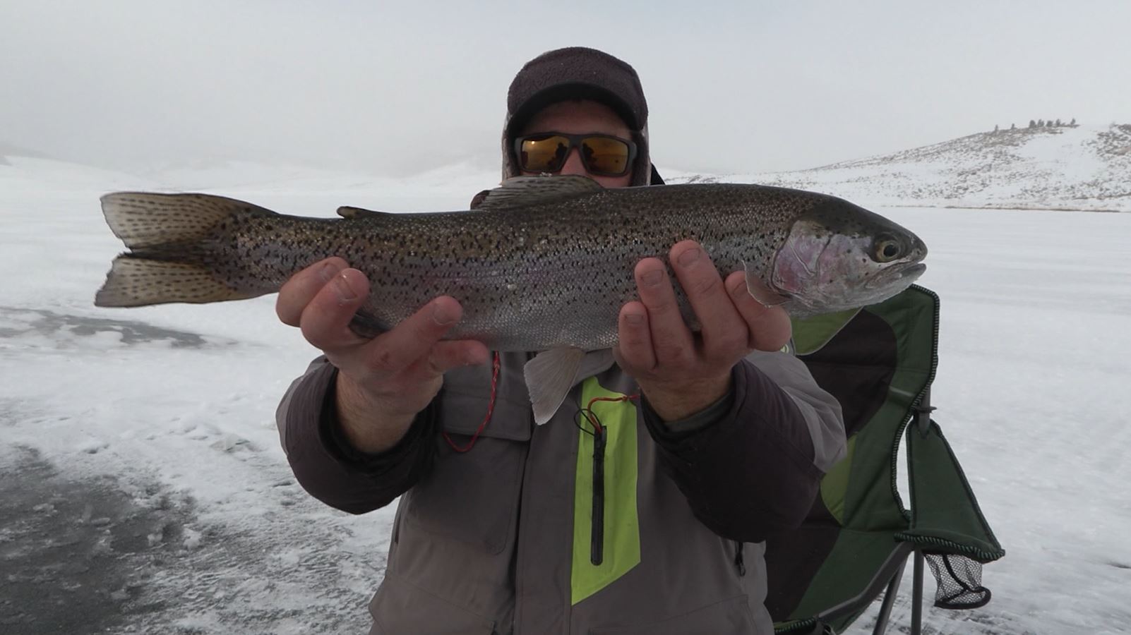 A Mess of Rainbows and Cutthroat on the Ice at Strawberry Reservoir