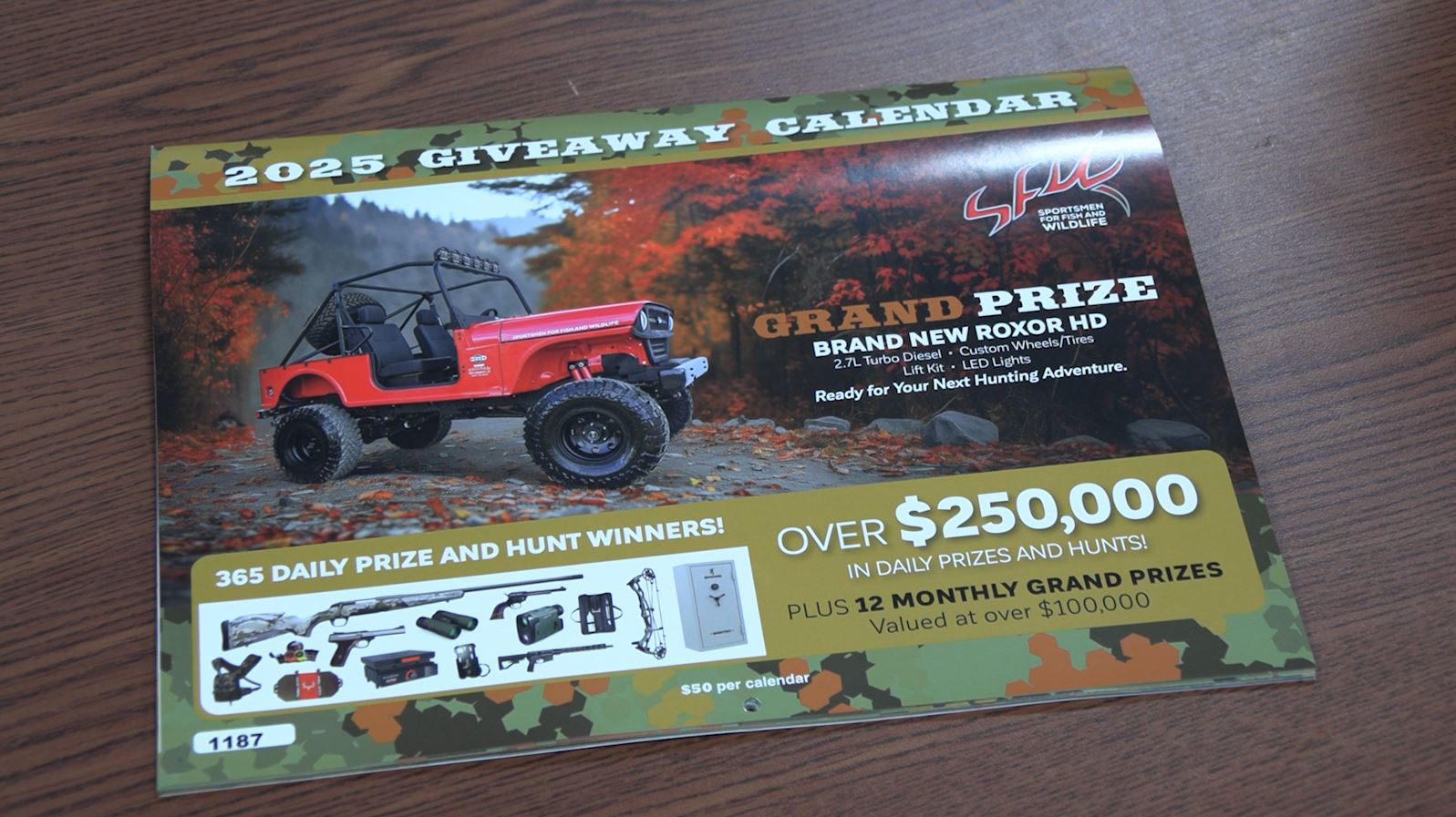 Win Prizes with the 2025 SFW Giveaway Calendar!