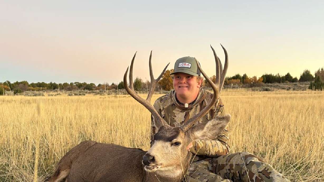 Autistic Teen Hunts Big Southern Utah Mule Deer