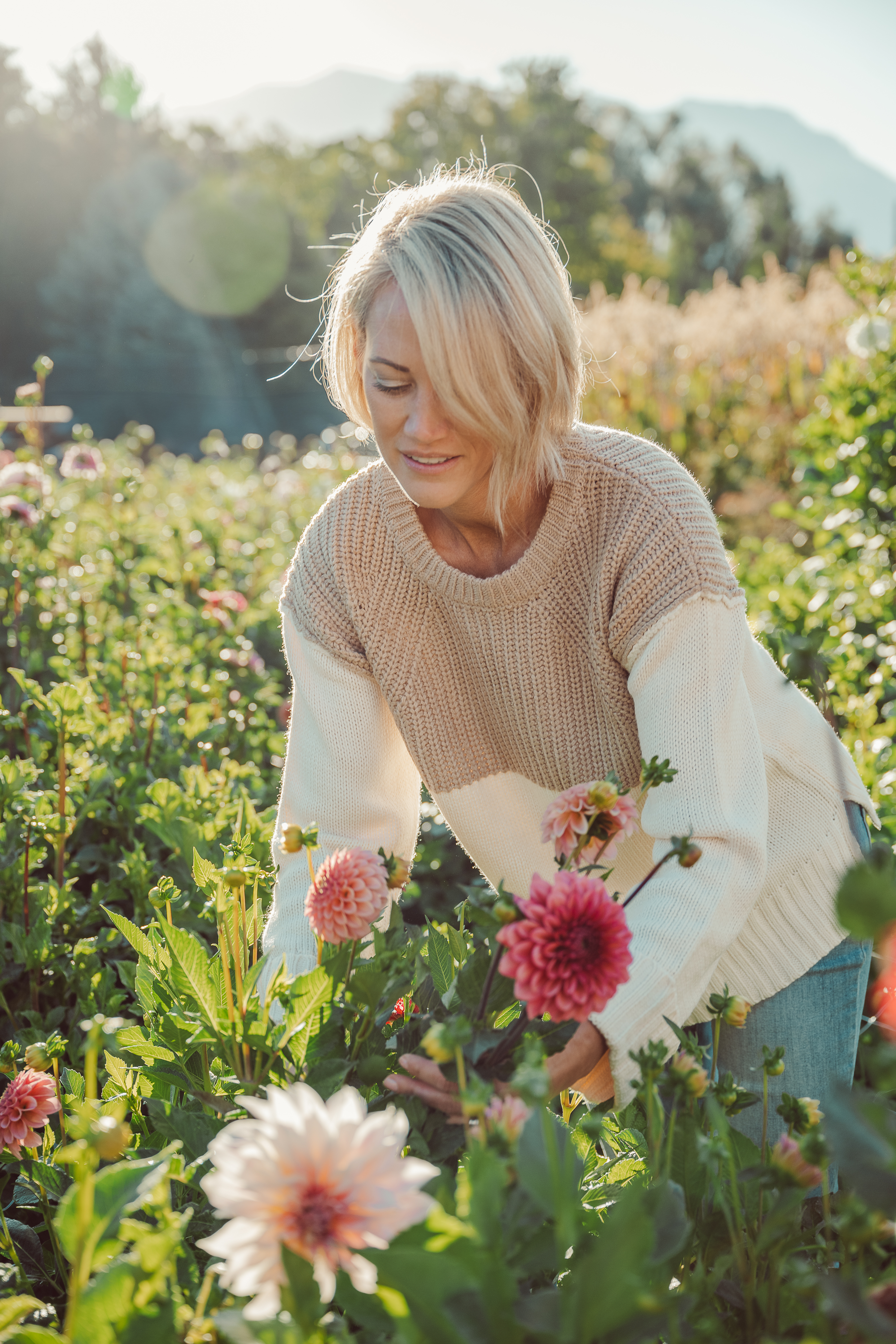Chelsea Beutler, of Sunnyside Urban Flower Farm, was chosen to be a floral designer at this year's First Lady Luncheon.