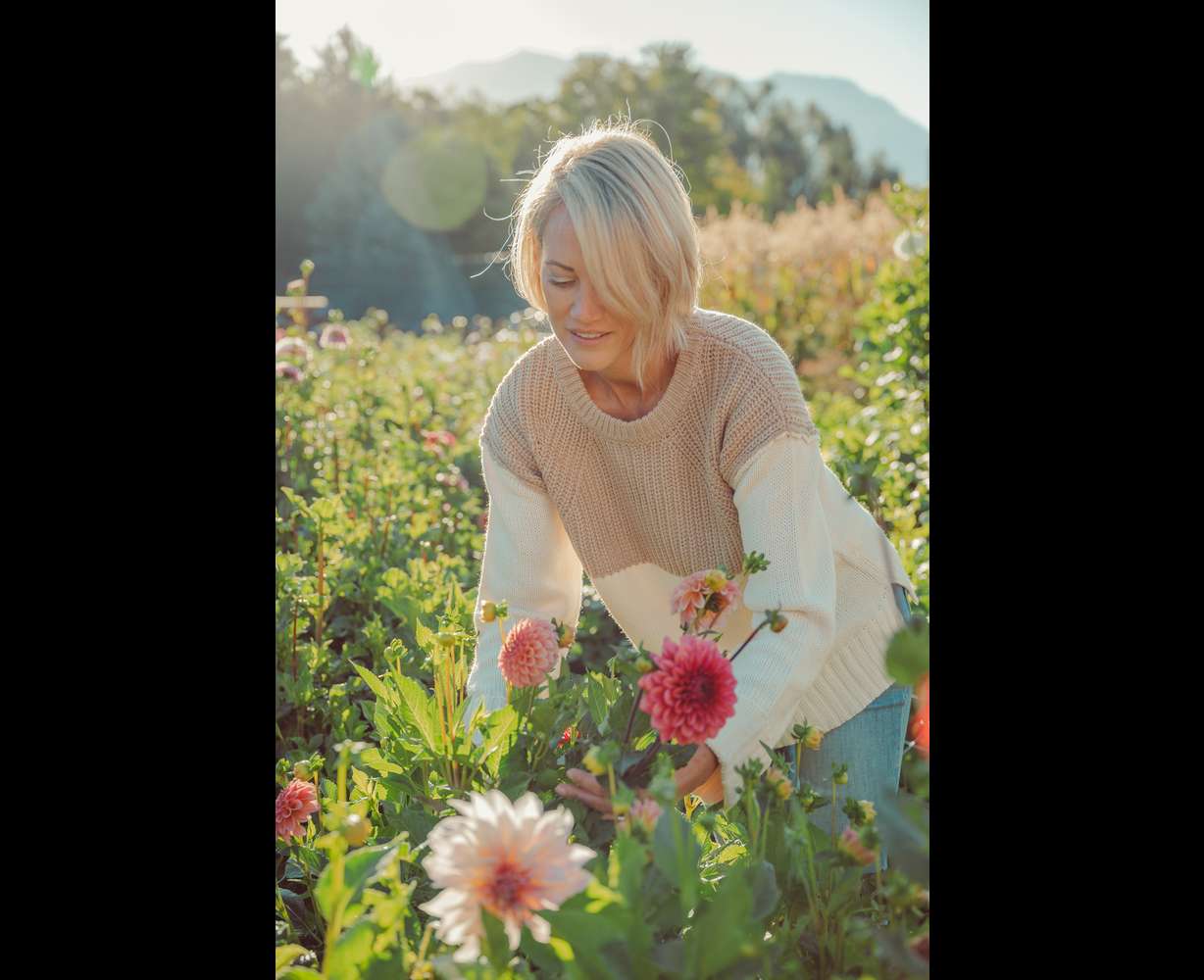 Chelsea Beutler, of Sunnyside Urban Flower Farm, was chosen to be a floral designer at this year's First Lady Luncheon.