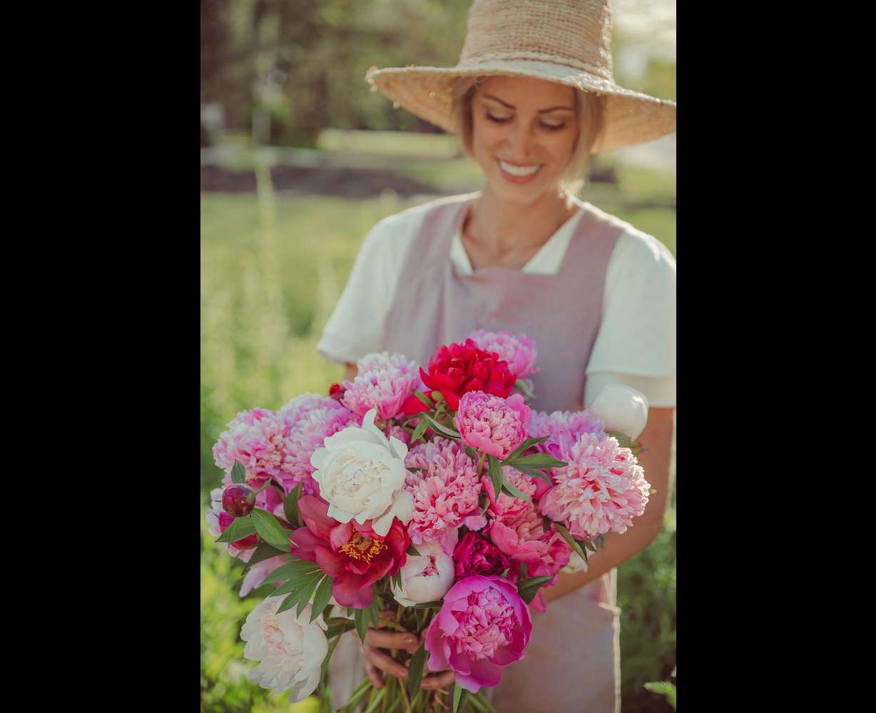 Chelsea Beutler, of Sunnyside Urban Flower Farm, was chosen to be a floral designer at this year's First Lady Luncheon.