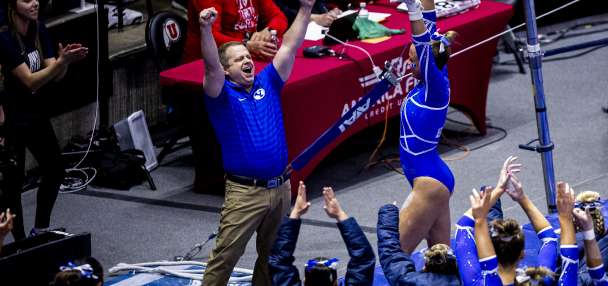After 11 years as gymnastics coach, Guard Young out at BYU