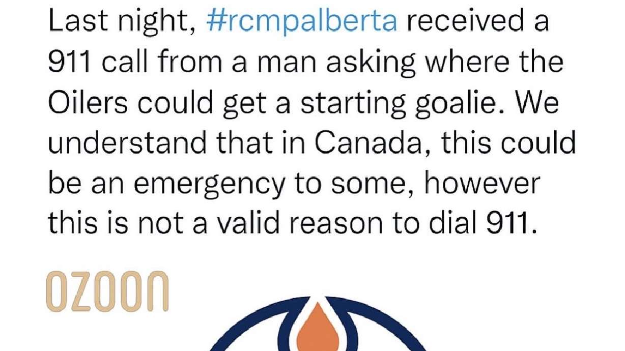 Even in Canada, where many consider the success of their hockey team a life and death situation, police are reminding residents that 911 is only for actual emergencies.