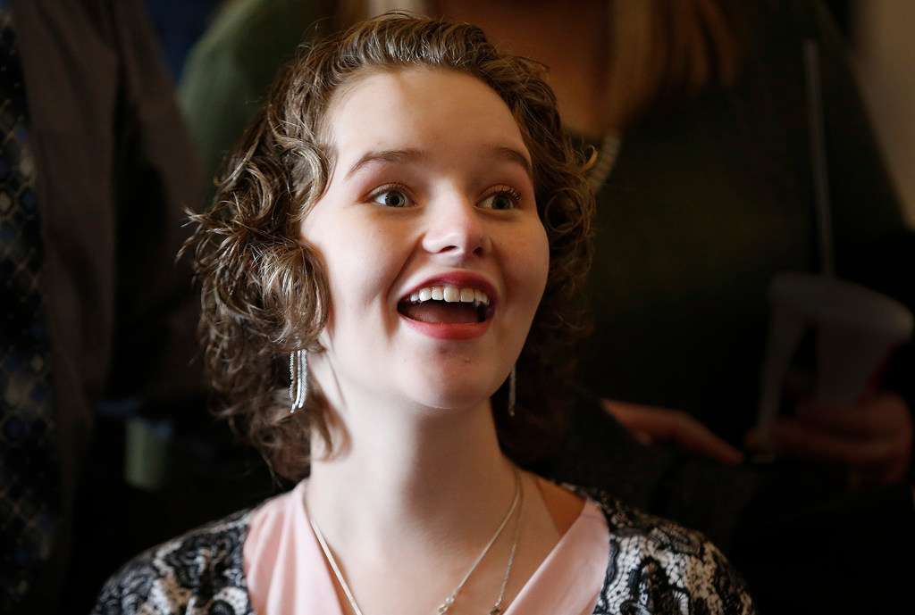 Deserae Turner meets legislators at the Capitol in Salt Lake City on Feb. 20, 2018. Turner, who died in April 2025, said in one of her last interviews that she wasn't scared of what would happen next.